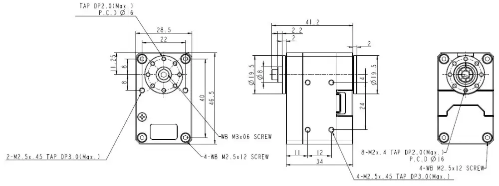 Servomoteur intelligent ROBOTIS DYNAMIXEL XH430-W350-T