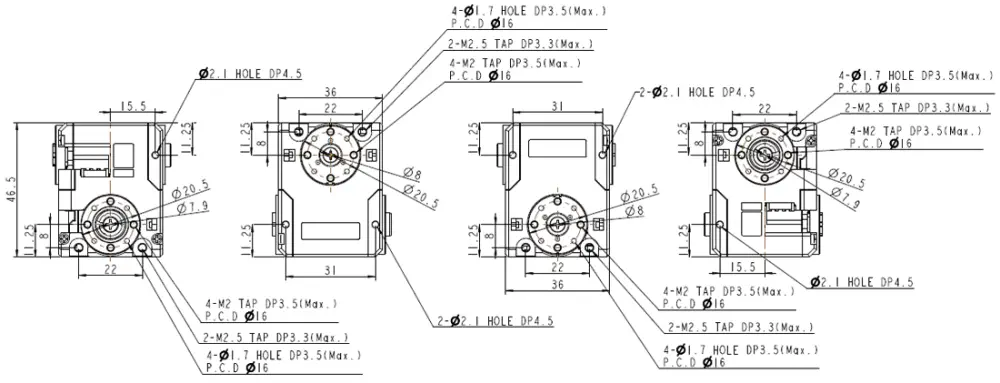 Servomoteur intelligent ROBOTIS DYNAMIXEL 2XL430-W250-T