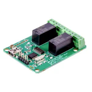 Módulo de Relé Alimentado por USB de 2 Canales