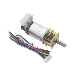 DC 6V 500RPM 3mm Shaft Mini Metal Gearwheel Gear Motor N20 w/ Encoder & Cable