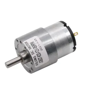 37mm Diameter, 12V, 320RPM Brushed DC Gear Motor