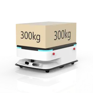 ATEAGO ROBOTIKS S6 ROS AI Robot Carrier 300 KG Payload AGV Logistics Chassis Transport Base Mobile Delivery