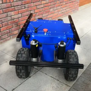 Plateforme de Développement de Robots Bigbot sans Garde-Boue & 2 Paquets de Batteries LiFePO4
