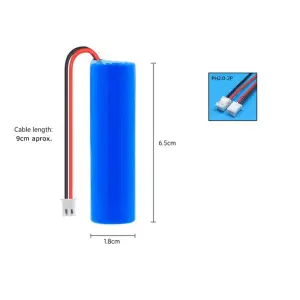 Batterie rechargeable 18650, 2 400 mAh / 3,7 V