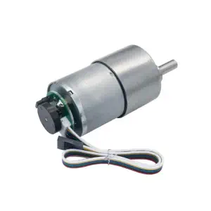 37Dx59L mm 12V 20RPM Metal Brushed Geared Motor w/ Encoder