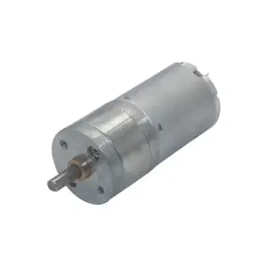 12V 108RPM Brushed DC Gear Motor W/25mm Diameter gearbox