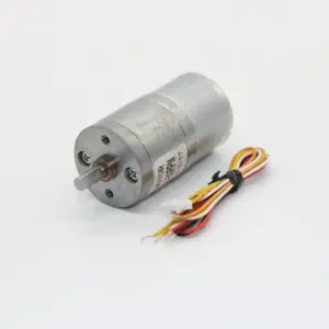 12V 100RPM 25D 2418 Brushless DC gear motor