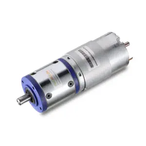 Motorreductor Planetario de 12V c/ Diámetro de 42mm, Relación de Reducción 49:1, 126RPM y Salida de Par de 2,3nm en el Eje Trasero