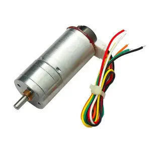 25Dx54L 12V Gear Motor with Magnetic Encoder, 108 rpm
