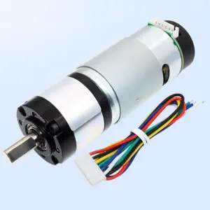 Motor de Engranajes Planetarios DC 36D c/ Codificador - 24V 630RPM