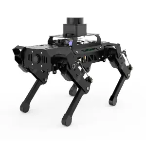 Hiwonder PuppyPi Pro ROS Quadruped Robot, Integrated with AI Large Model (ChatGPT), Supports AI Vision, Voice Interaction, LiDAR, and Robotic Arm Attachment (Pro Kit/ Raspberry Pi 5 4GB)