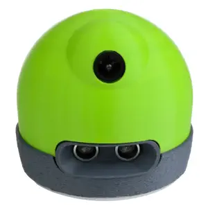Robot apprenant AlphAI pour enseigner l'IA (Vert).