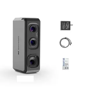 Seal Standard 3DMakerpro 3D Scanner for 3D Printer with 0.01mm Accuracy, 24-bit Color Camera, 10FPS Scanning Speed, Anti-Shake Scan 3D Model Scanner for Android/iOS/Win10/MacOS
