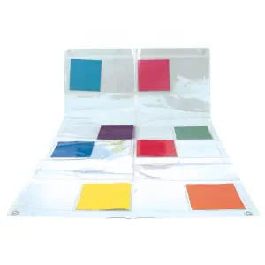 TTS Transparent Pocket Mat Size 4 x 6 for Bee-Bot and Blue-Bot Coding Toy Robot Activity Playmat Accessories