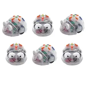 TTS 6-pcs Blue-Bot Starter Pack Programmable Robot - See & Say Version - STEM Learning Coding Robotics for Kids Age 3+