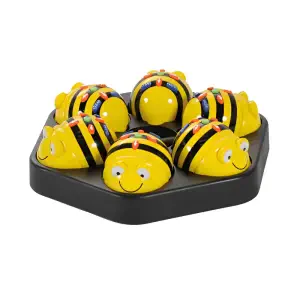 TTS Bee-Bot Programmable & Rechargeable Robot – STEM Coding Class Bundle for Kids, Classroom & Home Learning - See & Say Version