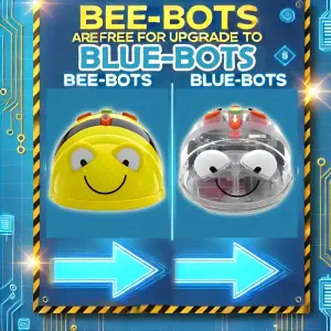 TTS Bee-Bot Programmable & Rechargeable Robot – STEM Coding Class Bundle for Kids, Classroom & Home Learning - See & Say Version