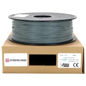 Grey Standard PLA Filament, 1.75mm, 1kg