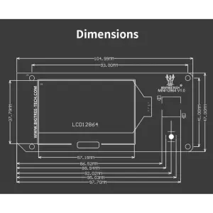 Pantalla BigTreeTech Mini TFT 12864 V1.0