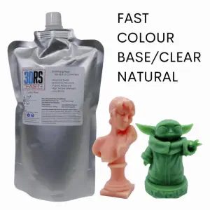 Base de Color (Transparente/Natural) de 3D Resin Solutions - FAST+ V2 - 1 kg