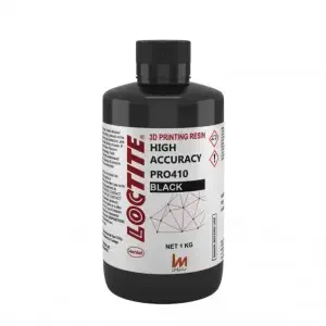 Resina Negra Henkel LOCTITE 3D Pro410 HDT70 Fotopolímero de Alta Velocidad y Alta Resolución - 1kg