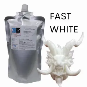 Resina 3D - 3D Resin Solutions - FAST+ V2 en Blanco - 1 kg