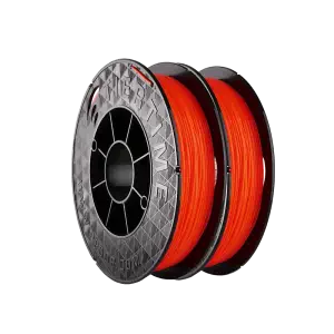 UP Fila PLA de Tiertime, 1,75mm, pack de 2 rollos de 500g, Naranja Escarlata