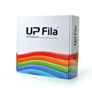 ABS Tiertime UP Fila, 1,75mm, 2*500g rollos, de Tiertime (Amarillo)