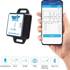 Bluetooth BWT901CL 200Hz MPU9250 AHRS 9-Axis Gyroscope, 0.05 XY Accuracy, Magnetometer & Kalman Filter