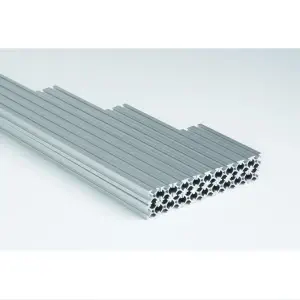 0808 Aluminum Profiles, 8x8mm, 1000mm, 4 Pieces, Silver