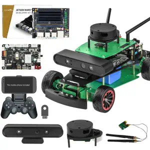 Yahboom Rosmaster R2 ROS2 Robot w/ Ackermann Structure (Jetson Standard Version w/ Jetson 4GB SUB Board)