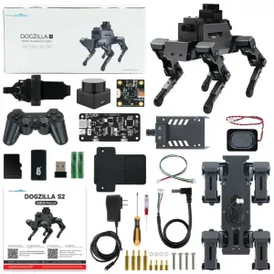Yahboom 12DOF AI Large Model Robot Dog DOGZILLA S2 for Raspberry Pi 5(without Raspberry Pi board)