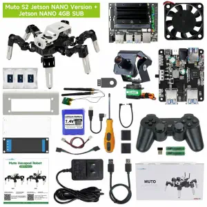 18DOF Muto S2 Hexapod Robot--Jetson NANO Version(With Jetson NANO SUB board)