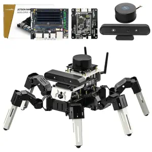 18DOF Muto RS Hexapod ROS2 Robot for Raspberry Pi and NVIDIA Jetson NANO(Jetson Version with Jetson NANO SUB board)
