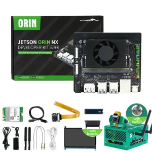 Yahboom Jetson Orin NX 16GB Super Development Kit Based On NVIDIA Core Module For ROS AI Deep Learning(Orin NX 16GB-Superior Kit)