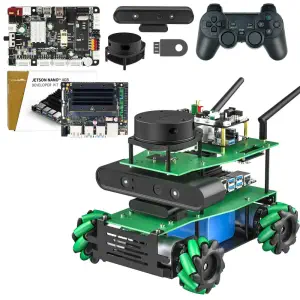 Yahboom ROSMASTER X3 Programmable ROS2 Robot Perfect Combination of AI Vision and Autonomous Driving Features with Jetson Nano 4GB SUB(Standard Kit）