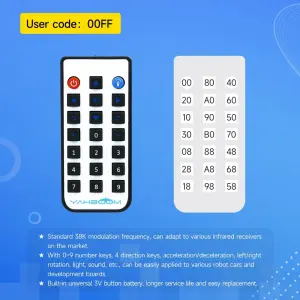 Yahboom Infrared remote controller-  Advanced Version