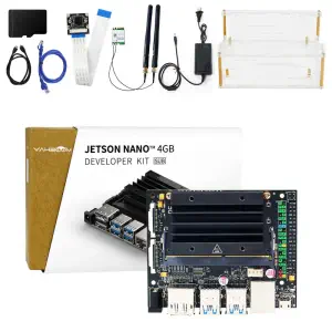 Kit de Desarrollador Jetson NANO 4GB (SUB) c/ Módulo Oficial para Inteligencia Artificial Programación Python-Kit de Cámara