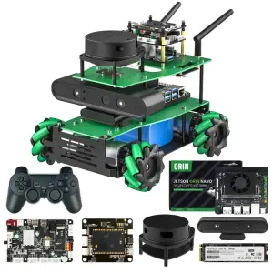 ROSMASTER X3 ROS2 Robot with Mecanum Wheel -Superior with Orin NANO SUPER 8GB Board