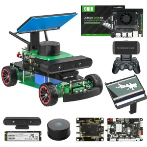 Yahboom Rosmaster R2 ROS2 Robot Ackermann Structure-Ultimate with Orin NX SUPER-16GB board