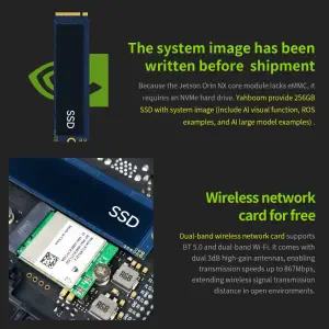 Jetson Orin NX Developer Kit 8GB RAM Super Version with NVIDIA Core Module-AI Large Model Developer Kit