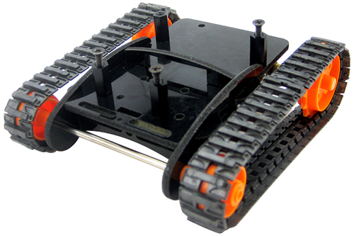 Mini RobotShop Rover Chassis Kit- Klik om te vergroten