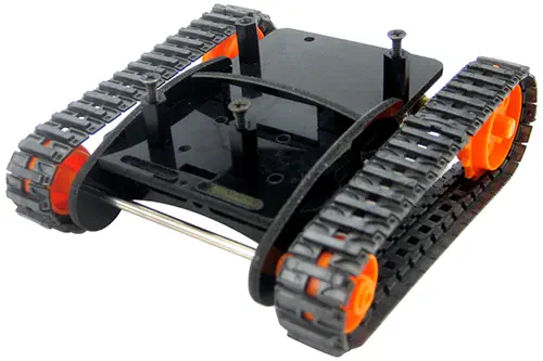 Mini RobotShop Rover Chassis Kit- Klik om te vergroten