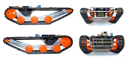 DFRobotShop Rover V2 - Robot de orugas compatible Arduino (Kit Bluetooth)