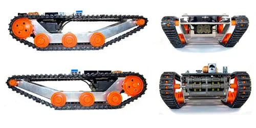 DFRobotShop Rover V2 - Robot chenillé compatible Arduino (+ LiPo) - Cliquez pour agrandir