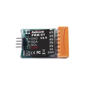 Sensor de Telemetría Radiolink para Voltaje Ext. (Compatible c/ AT10II, AT10, AT9S Pro, AT9S, AT9)
