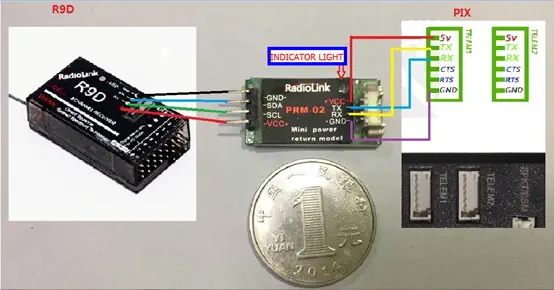 Módulo de Telemetría OSD Radiolink (Pixhawk y APM) – Haga clic para ampliar