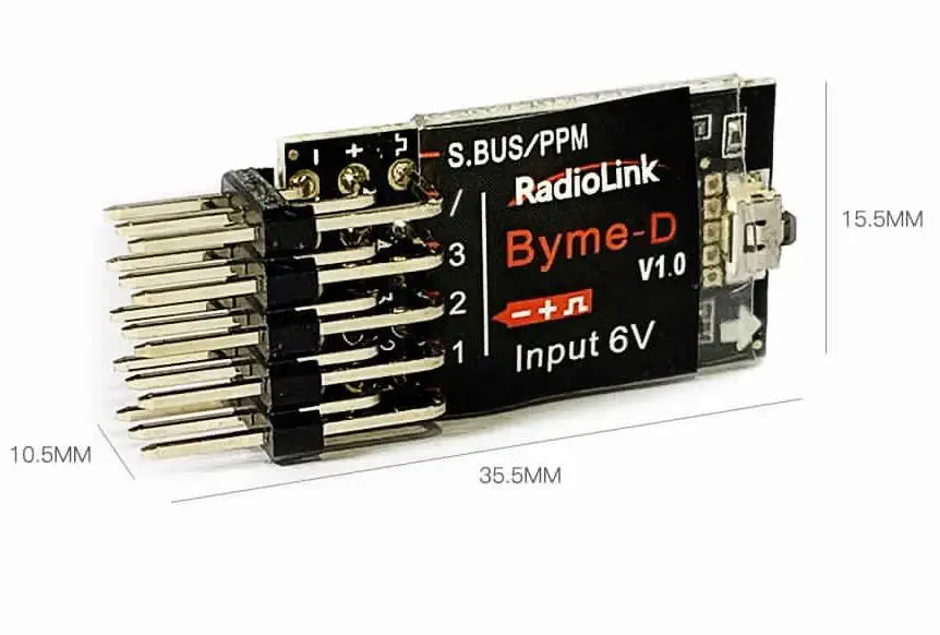 RadioLink Byme-D Delta Wing Flight Controller - Click to Enlarge