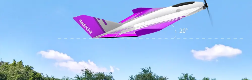 RadioLink D460 Airplane in Flight - Dimensions