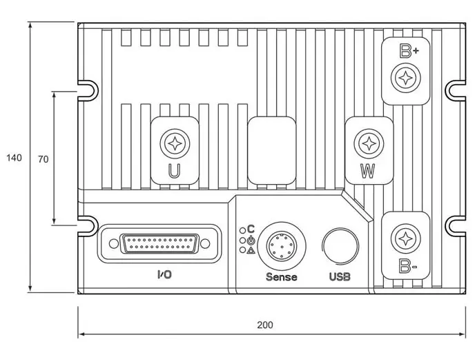 RGDC1860 60V 1x300A Brushed DC Motor Controller- Click to Enlarge